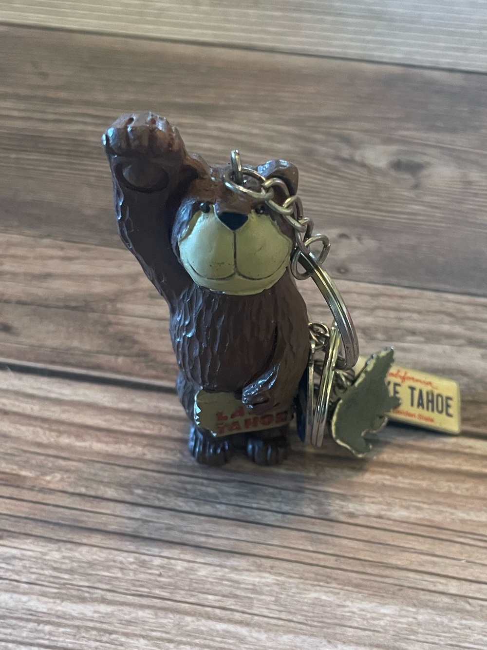 90s Lake Tahoe Souvenirs ~ tote & bear key rings